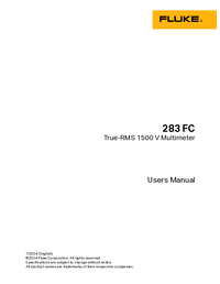 Thumbnail of document Manual - 283 FC/PV Solar Digital Multimeter & Wireless Current Clamp